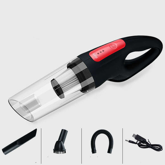 SwiftVac handheld mini vacuum cleaner for cars and small spaces