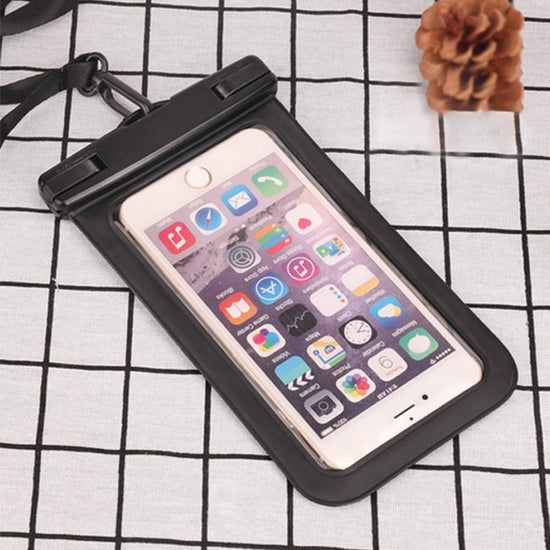 AquaSafe waterproof phone pouch and universal case for beach and pool use