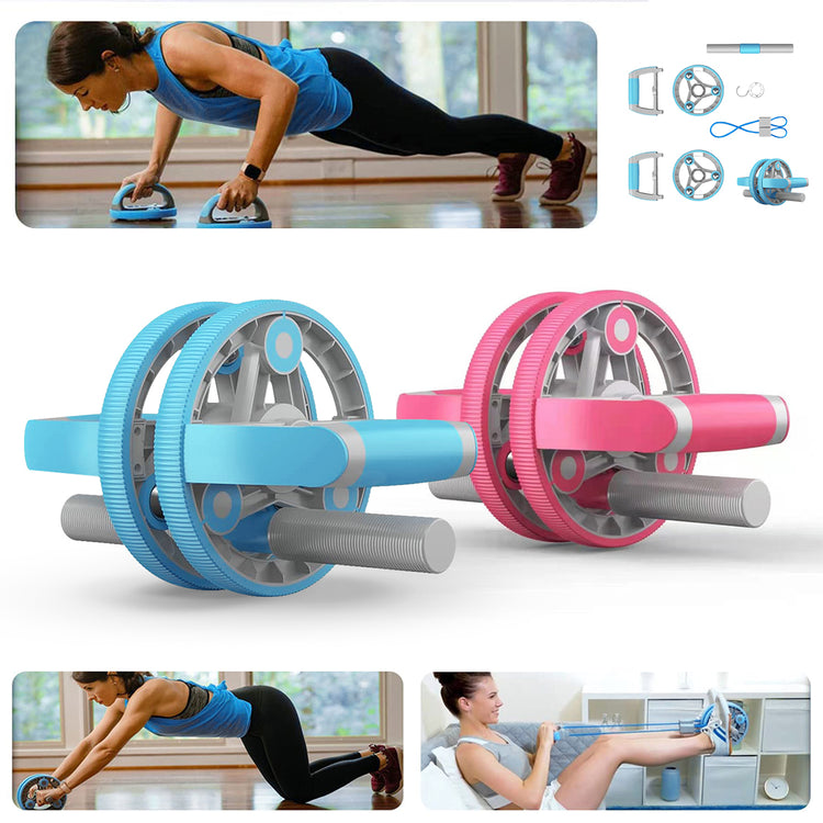 CoreFlex ab wheel and resistance kit for core training and full-body workouts