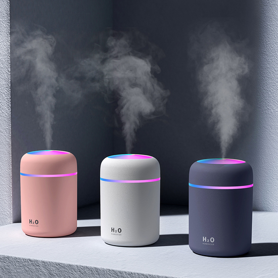 MistEase USB aroma diffuser and compact humidifier for home or office