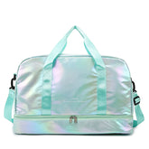 Fashionable large capacity sports gym bag for travel, featuring durable design and multiple compartments.